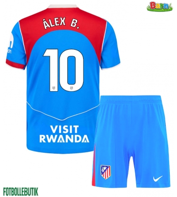 Atletico Madrid Alex Baena #10 Tredjeställ Barn 2025-26 Kortärmad (+ Korta byxor)